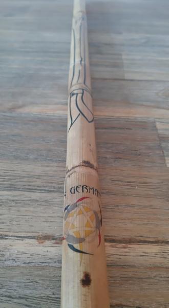 Einzelner Rattanstock bedruckt - grosses Schwert